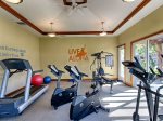 Golf Villa exercise facility, just steps away from the villa